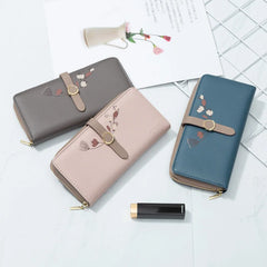 Women's Print Handheld Multifunctional Long Wallet