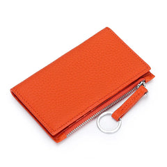Women's Leather Short Wallet Small Purse Multi-card Bag