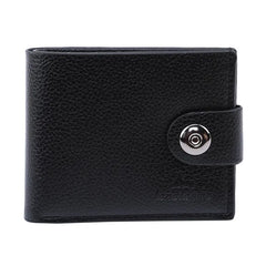 Men Leather Wallet Purse Short Male Clutch Money Bag
