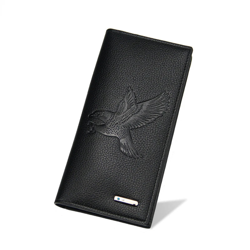 Soft Leather Slim Men's Clutch Money Bag Man Purse Thin Wallet Money Clip