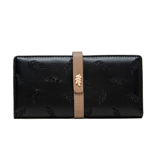 Embroidered Women's Long Wallet Card Bag Handbag