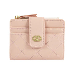 Short Buckle Women's Wallet with Card Position and Zipper