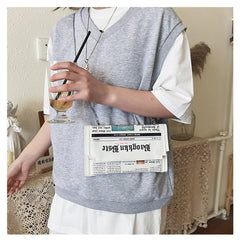 Women's Newspaper Messenger Bag Crossbody Clutch Purse