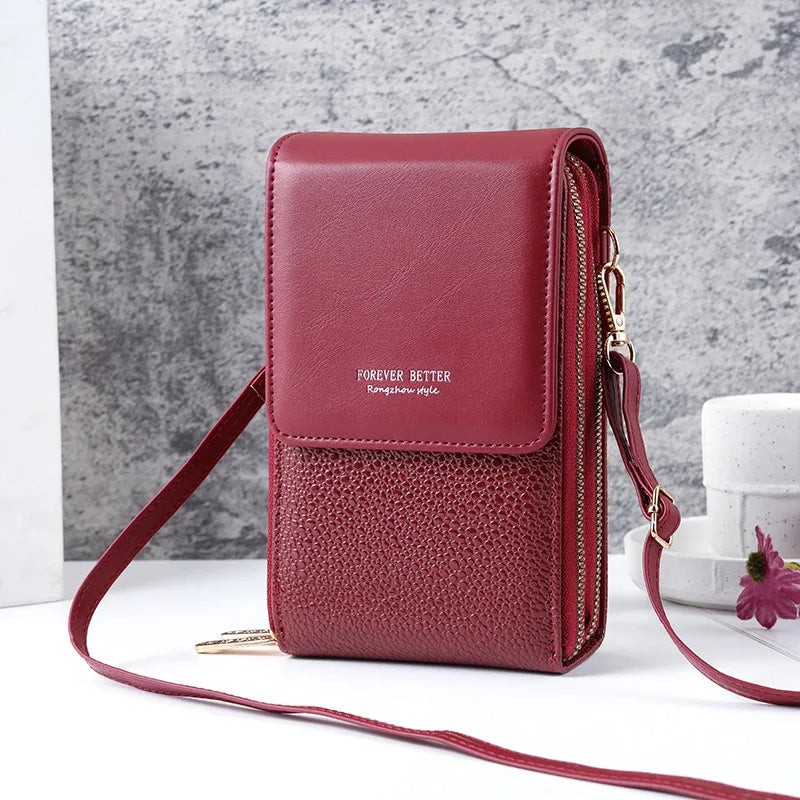 Women's Touch Screen Crossbody Purse Handbag