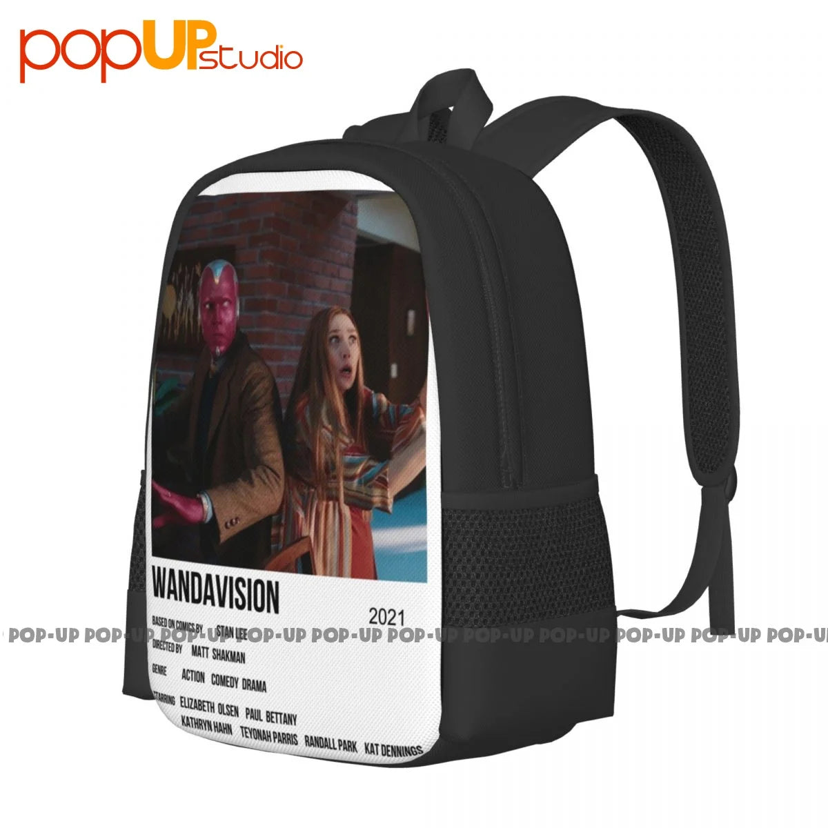 Creative 3D Printing Wandavision Movie Backpack