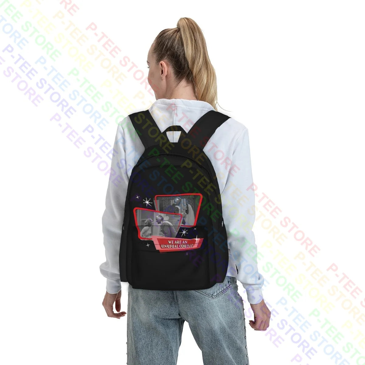 Wandavision Unusual Couple Large Capacity Backpack