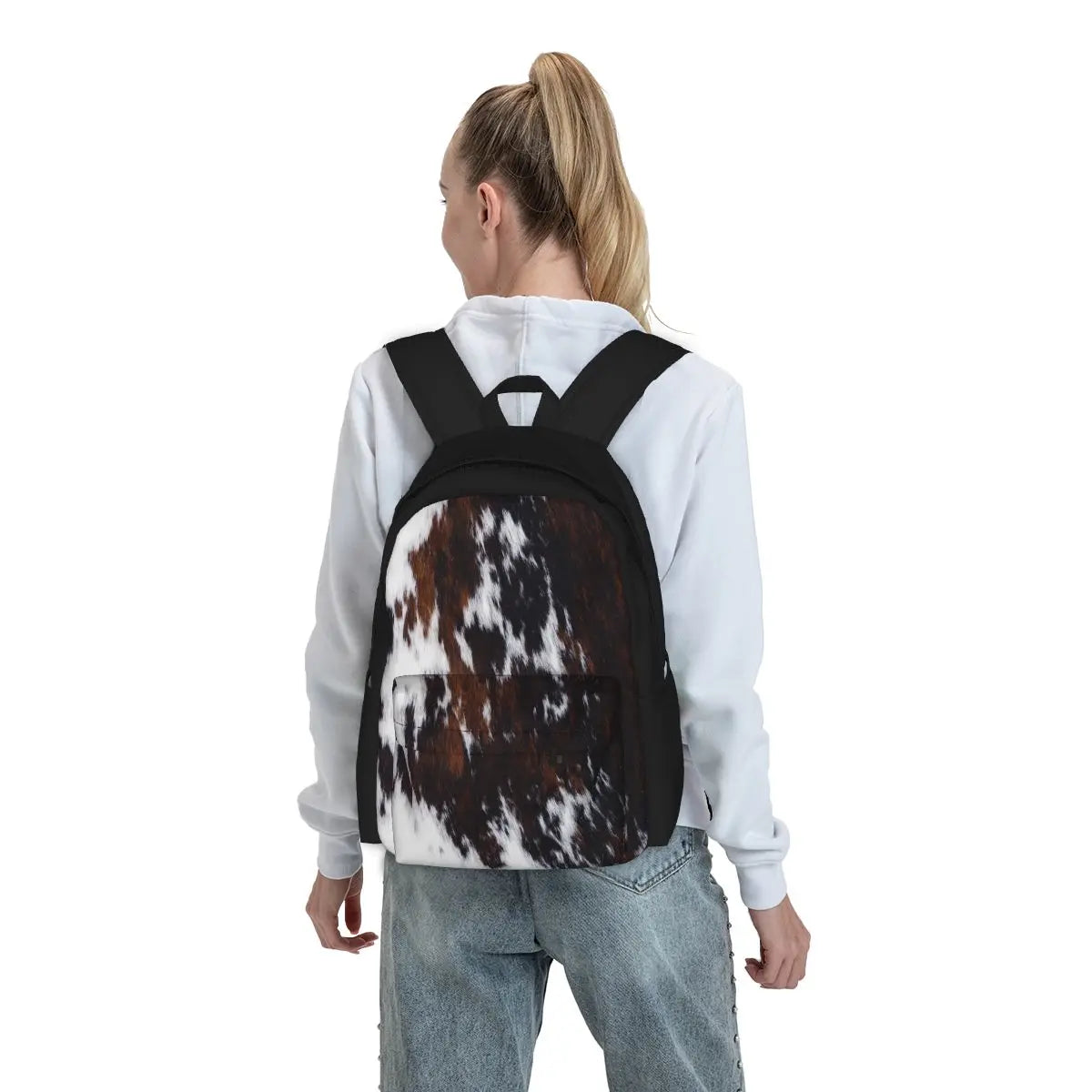 Wanderlust Cow Art Backpacks Men's Backpacks Bags For Women