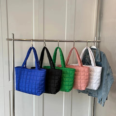 Soft Padded Shoulder Bag with Large Capacity