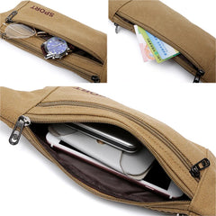 Canvas Waistband Outdoor Sports Waistband Body-to-body Anti-theft Mobile Phone B