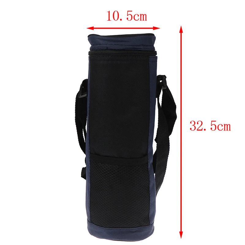 Insulated Water Bottle Cooler Tote Bag for Outdoor Traveling Camping Hiking