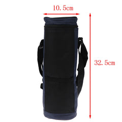 Insulated Water Bottle Cooler Tote Bag for Outdoor Traveling Camping Hiking