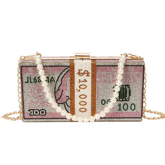 Money Shape Bag Evening Bag Party Purses Clutch