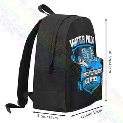 Water Polo Large Capacity Backpack Shoe Bag Personalised School Sport Bag