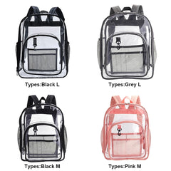 Water Resistant PVC Clear Backpack Umbrella Heavy Duty Transparent