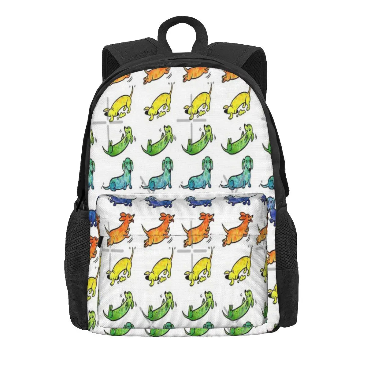 Watercolor Dachshunds Backpacks Men's Backpacks Bags For Women