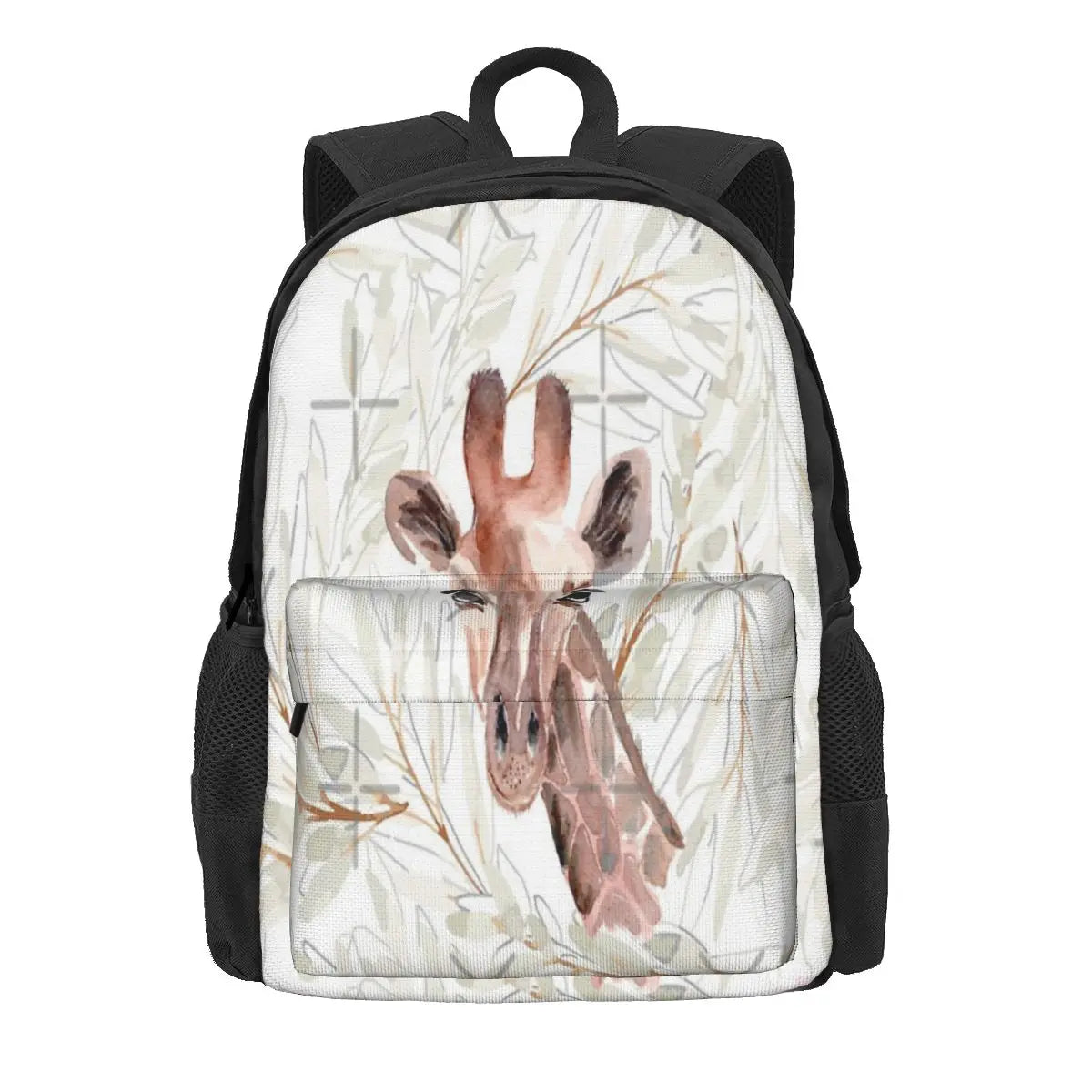 Watercolor Giraffe 2 Backpacks Men Women Kids