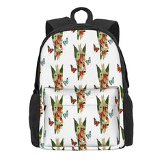Watercolor And Red Flowers Backpacks Men's Backpacks Bags For Women