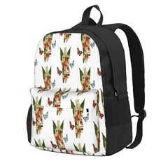 Watercolor And Red Flowers Backpacks Men's Backpacks Bags For Women