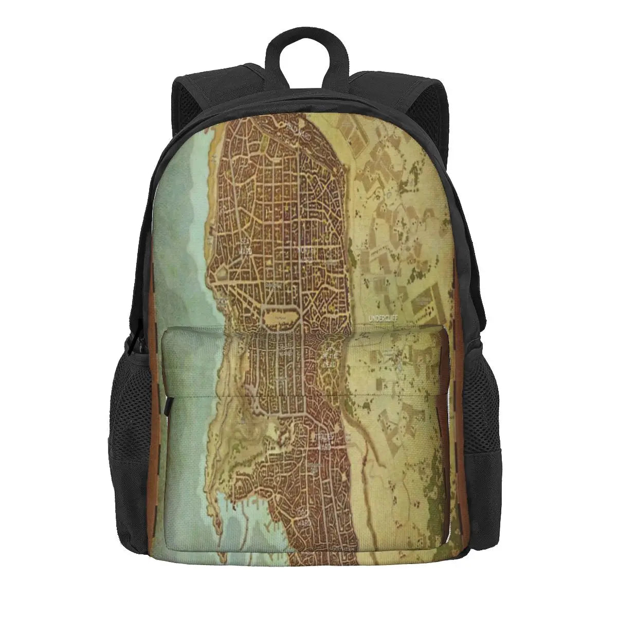 Waterdeep City Map Backpacks Men's Backpacks Bags For Women Female Bag