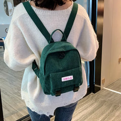 Waterproof Backpack Women Shoulder Bag Small Nylon School bag