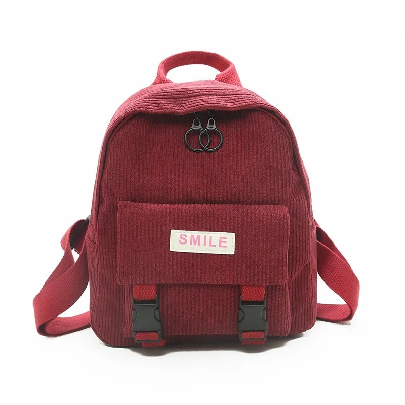 Waterproof Backpack Women Shoulder Bag Small Nylon School bag