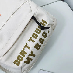 Waterproof Canvas Women Backpack Anti-Theft Shoulder Bag School Bag