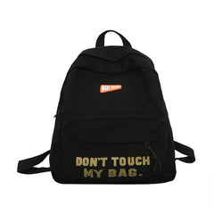 Waterproof Canvas Women Backpack Anti-Theft Shoulder Bag School Bag