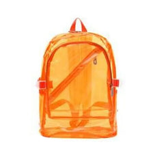 Clear PVC Backpack for Teenage Girls School Shoulders Bag