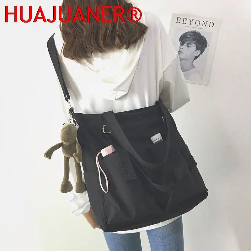 Waterproof Canvas Messenger Bag Large Capacity Tote Bag