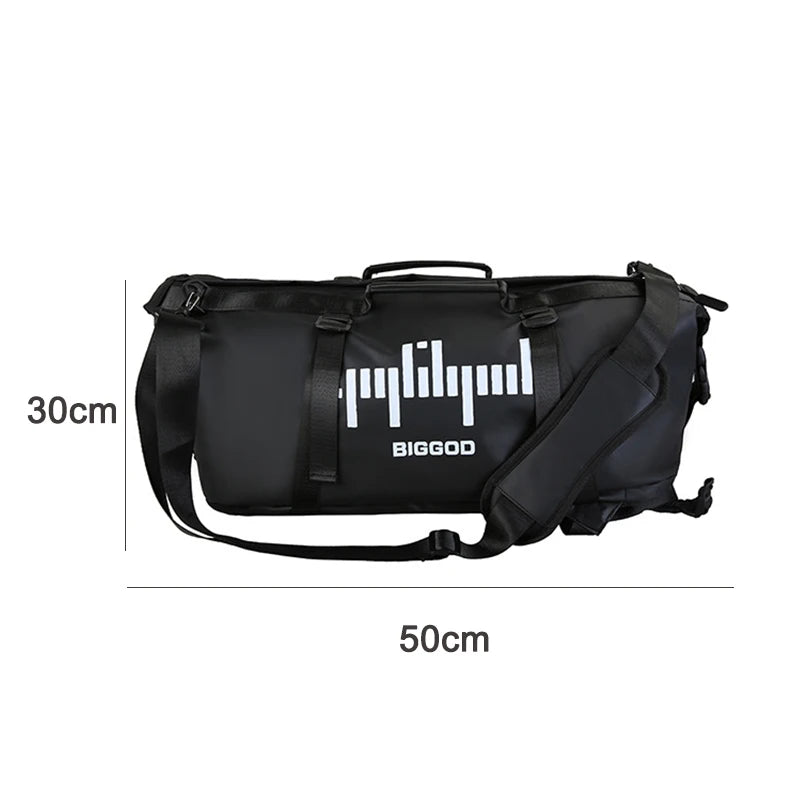 Waterproof Gym Bag for Women Men Fitness Yoga Backpack Duffel Carry On Travel