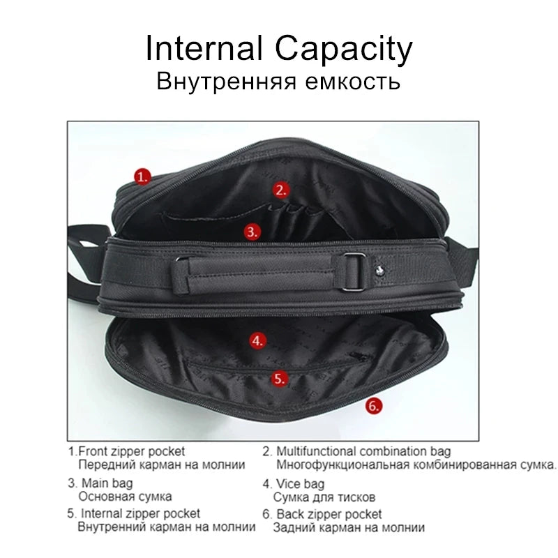 Waterproof Men Briefcase Shoulder Bags Women Messenger Bag Crossbody Bags