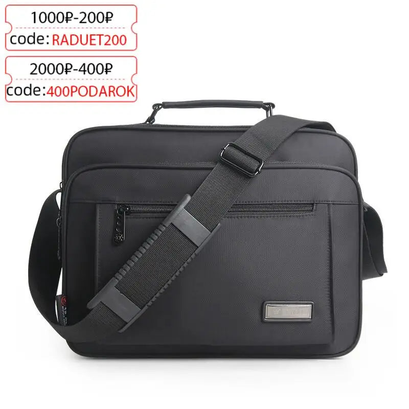 Waterproof Men Briefcase High Shoulder Bags For Women Messenger Bag