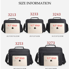 Waterproof Men Briefcase High Shoulder Bags For Women Messenger Bag