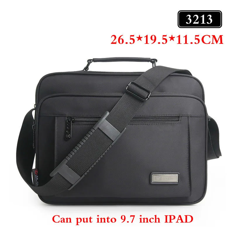 Waterproof Men Briefcase High Shoulder Bags For Women Messenger Bag