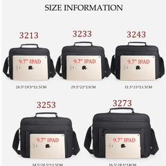Waterproof Men Briefcase Shoulder Bags Women Messenger Bag Crossbody Bags