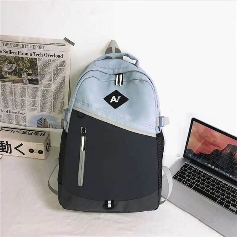 Waterproof Breathable Backpack Women's Bag High School Bags