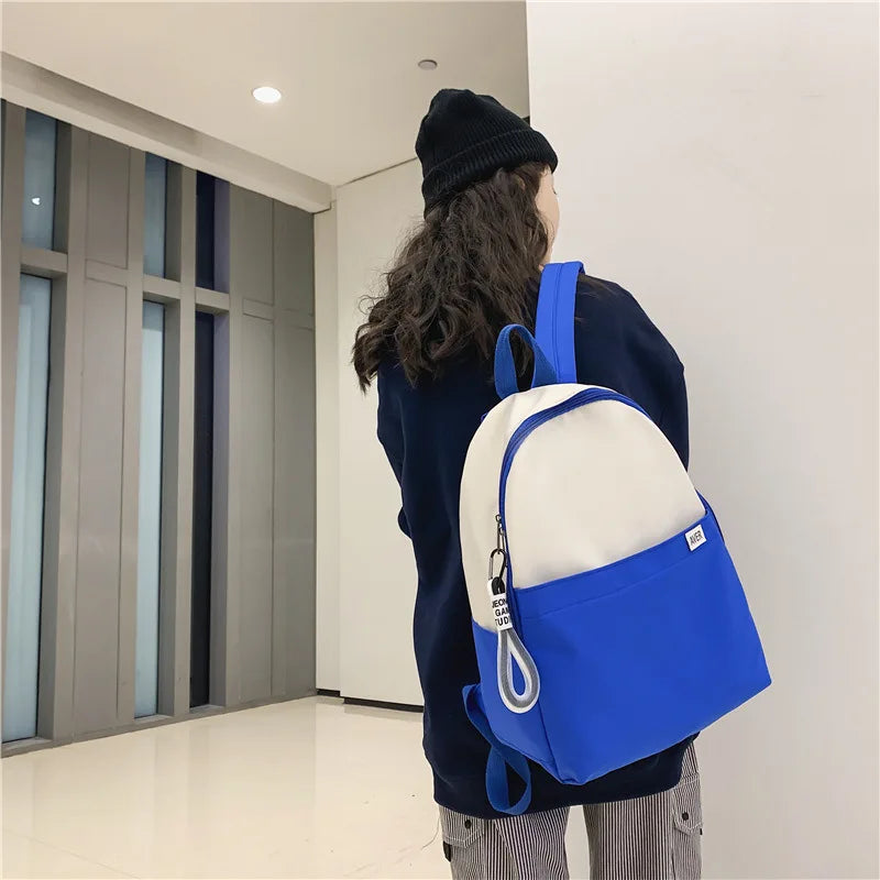 Waterproof Nylon Backpack Women's Bag Outdoor Travel Schoolbags