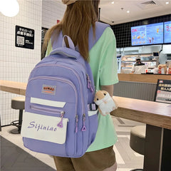 Waterproof Breathable School Backpack Girls Teenagers