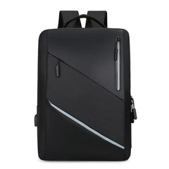 Waterproof Business Backpack Men Reflective Backpacks USB Charging Back Bag