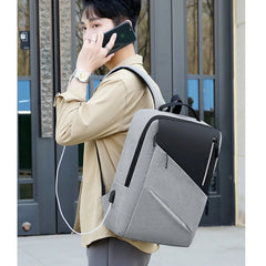 Waterproof Business Backpack Men Reflective Backpacks USB Charging Back Bag