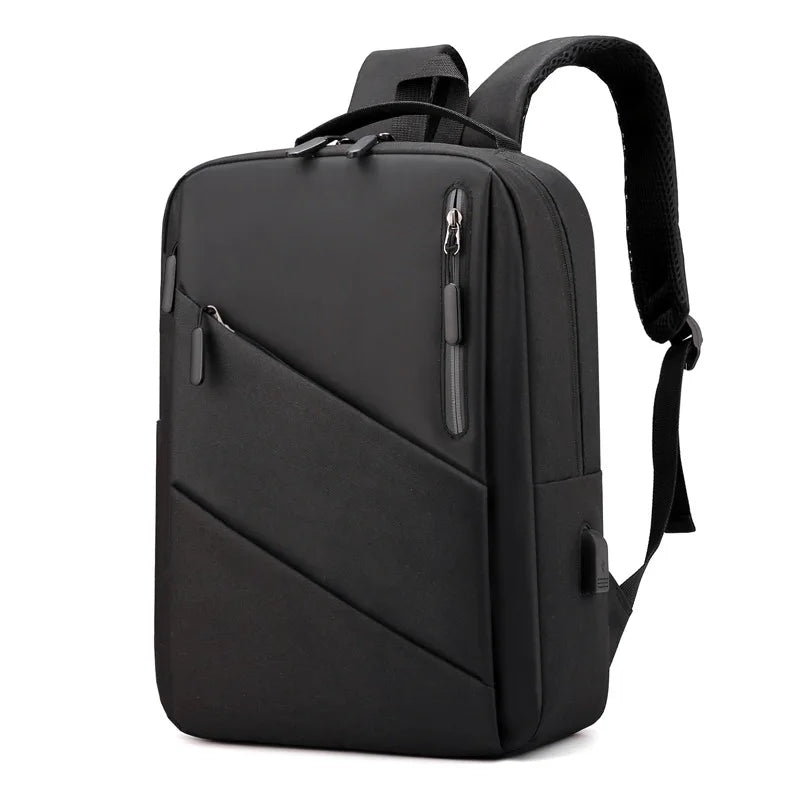 Waterproof Business Backpack Men Reflective Backpacks USB Charging Back Bag