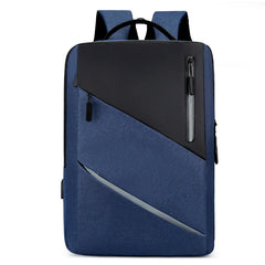 Waterproof Business Backpack Men Reflective Backpacks USB Charging Back Bag