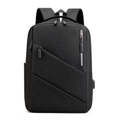 Waterproof Business Backpack Men Stylish Reflective Backpacks USB Charging Bag