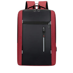 Waterproof Men's Business Backpack USB School Backpacks 15.6 Inch Laptop Bag