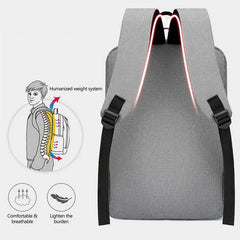 Waterproof Business Backpack Men USB School Backpacks 15.6 Inch Laptop Travel