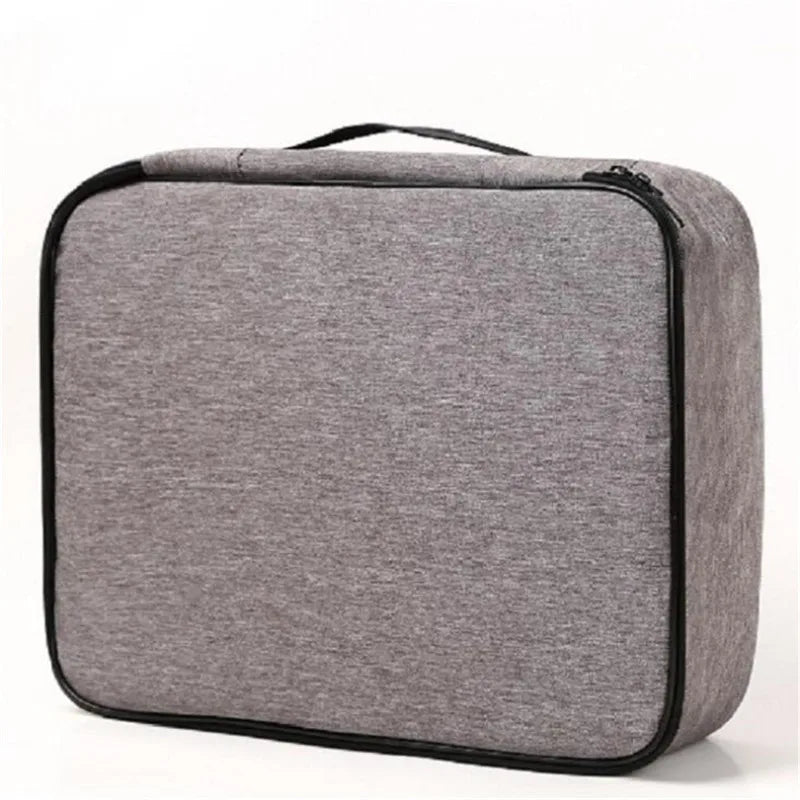 Waterproof Briefcase Bag Men Document Organizer