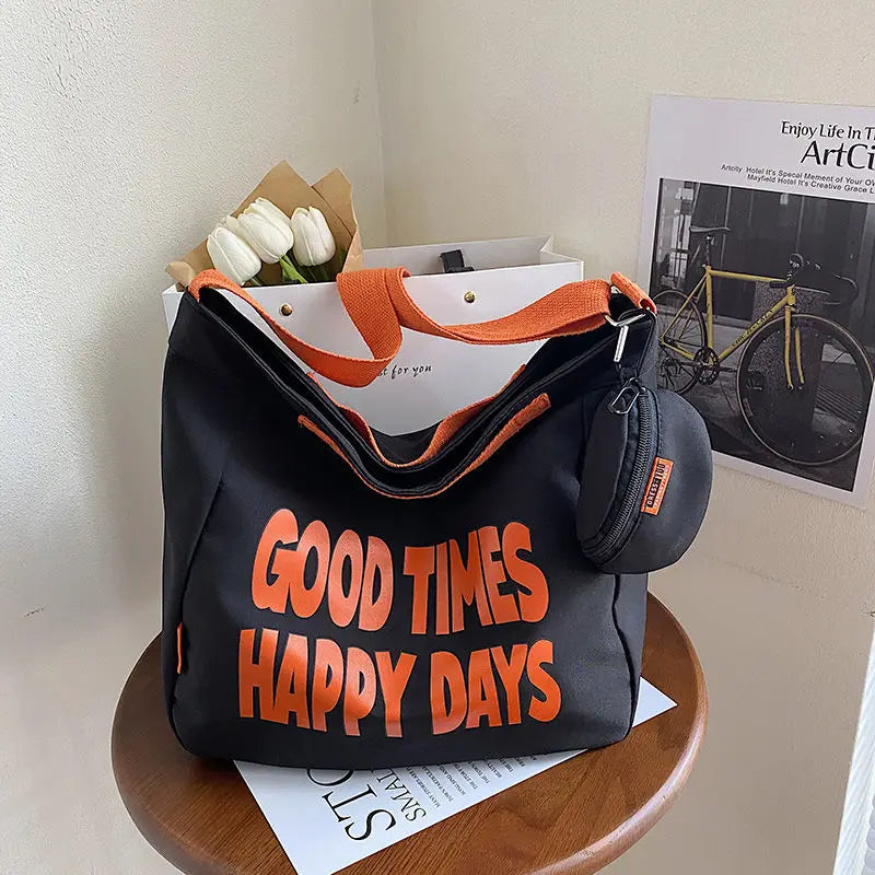 Waterproof Canvas Crossbody Bags for Women Handbags Shoulder Bag Pouch