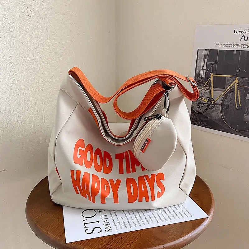 Waterproof Canvas Crossbody Bags for Women Handbags Shoulder Bag Pouch