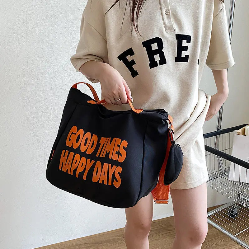 Waterproof Canvas Crossbody Bags for Women Handbags Shoulder Bag Pouch