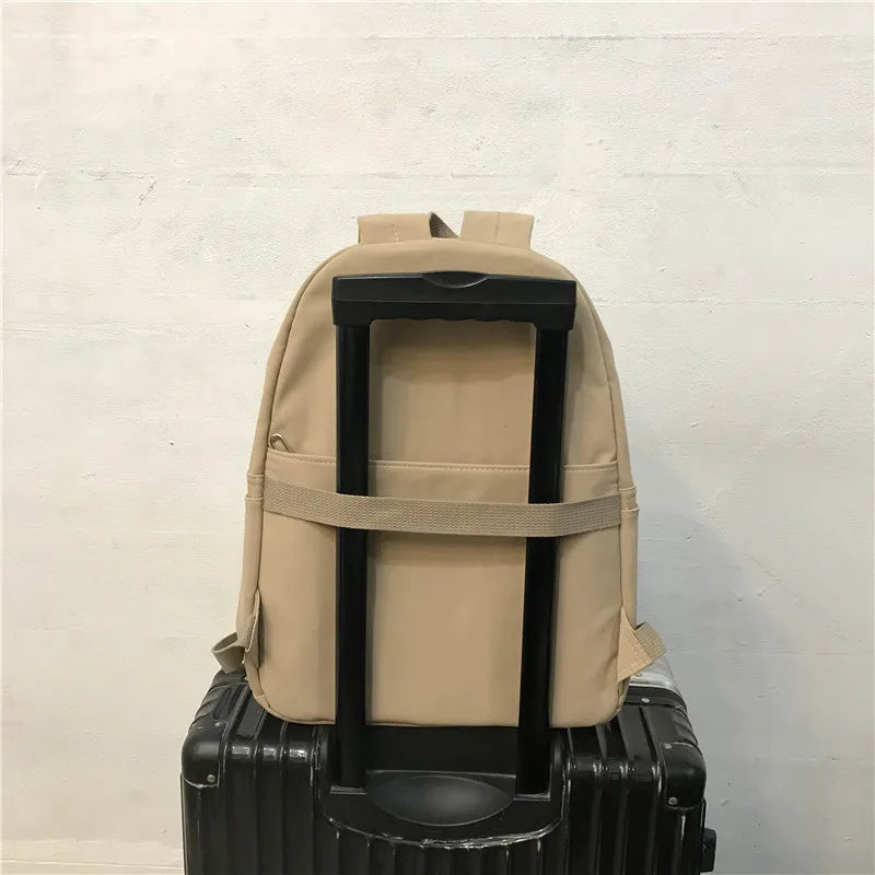 Waterproof Canvas Women Backpack School Bag Backpacks for Teenage